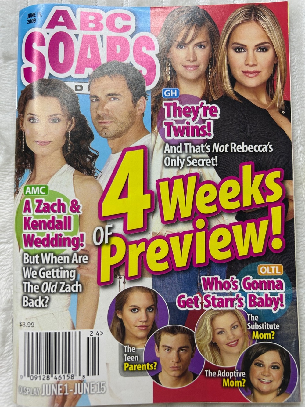 06/01/2009 - 06/15/2009 Vintage ABC Soaps in Depth Magazine - Volume 13 Issue 24